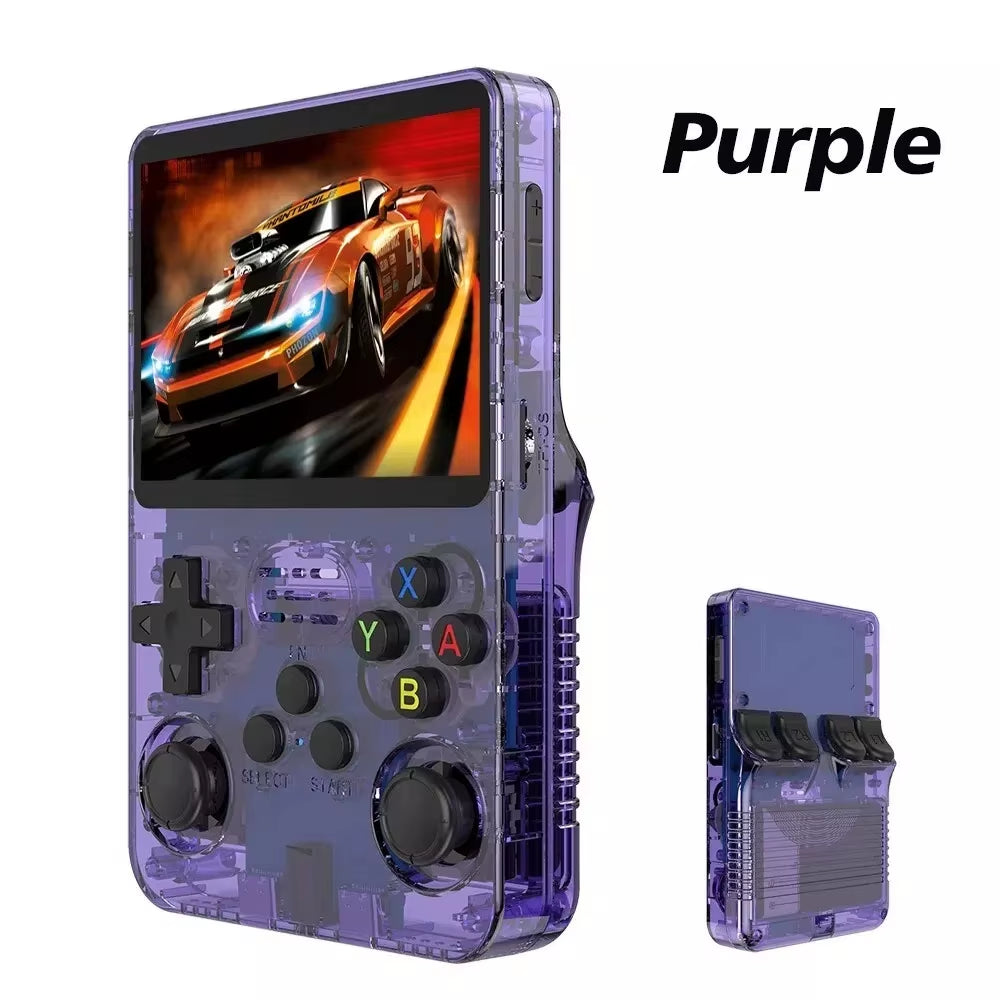 R36S Retro Handheld Video Game Console Linux System 3.5 Inch IPS Screen R35S Pro Portable Pocket Video Player 128GB Games