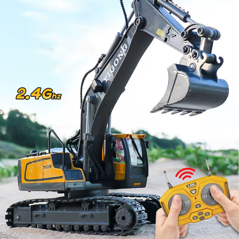 RC Car Children Toys Remote Control Car Toys for Boys Radio Control Excavator Dump Truck Bulldozer Electric Car Kids Toys Gift
